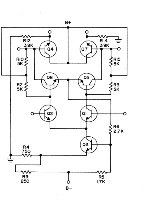 Figure 6. Two-stage Differential Amplifier 