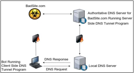 Figure 3. DNS tunneling. 