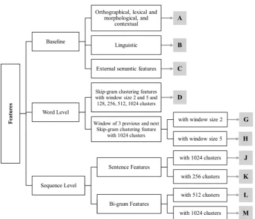 Figure 3. Description of the features used in this study. 