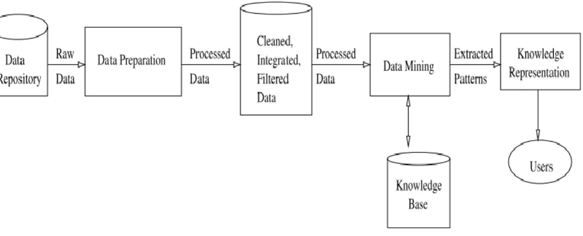 Figure 2.4 - Knowledge Discovery Process. 