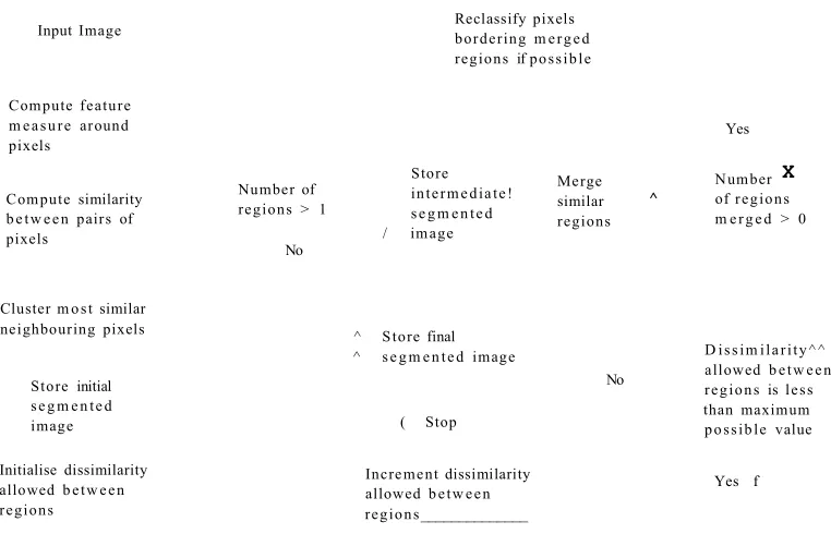 Figure 4.4 - Flow chart illustrating the different operations of the HCS process developed and implemented in this study.