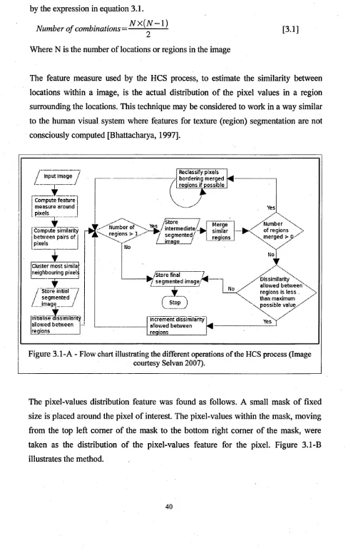 Figure 3.1-A - Flow chart illustrating the different operations of the HCS process (Image