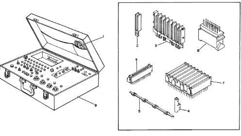 FIGURE 14. OFFLINE SELECTRIC ANALYZER ASSEMBLY. SEE LIST 14. 