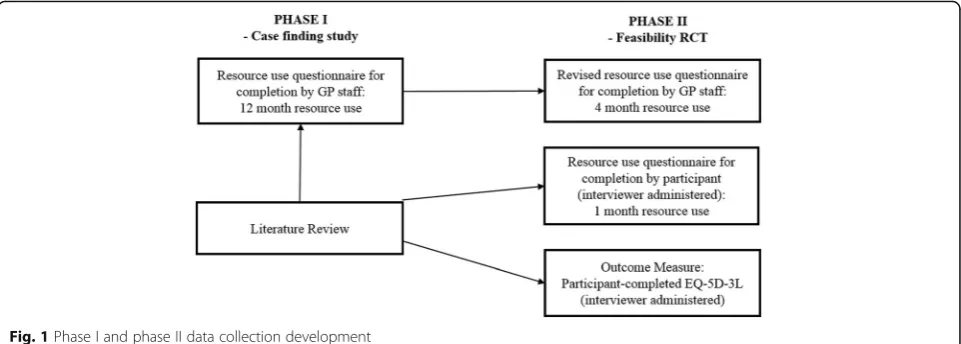 Fig. 1 Phase I and phase II data collection development
