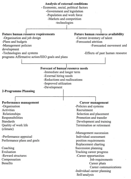 Figure 3.3 Human Resource Planning Process (source James W. Walker, 