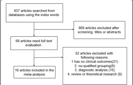 Fig. 1 Flow diagram of the literature search and selection process