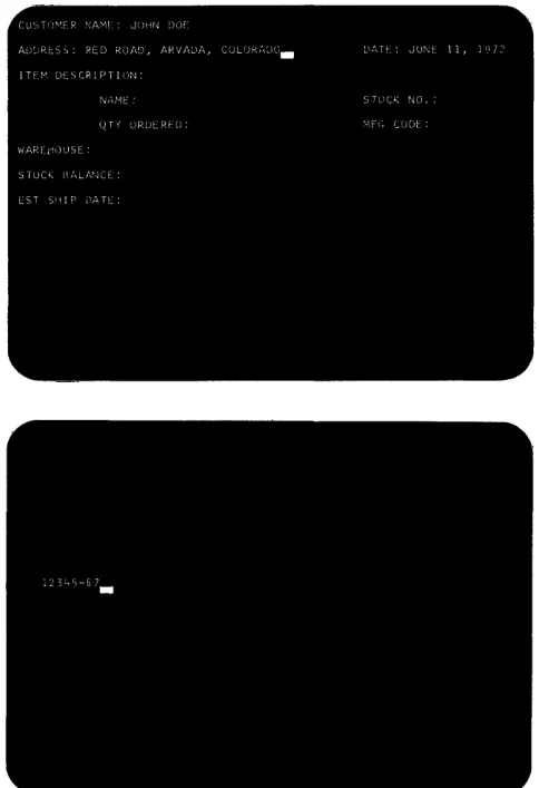 Figure 2-1. The image on your screen might look like one of the above 
