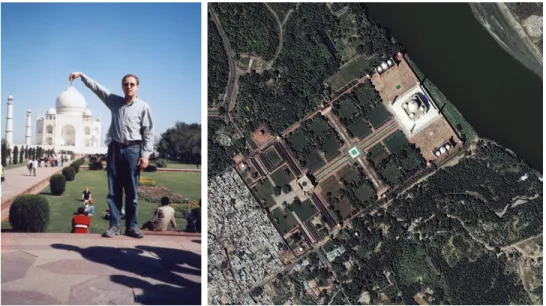 Figure 1.4: A strong hierarchy is imposed on size of objects when images are taken from a satellite.