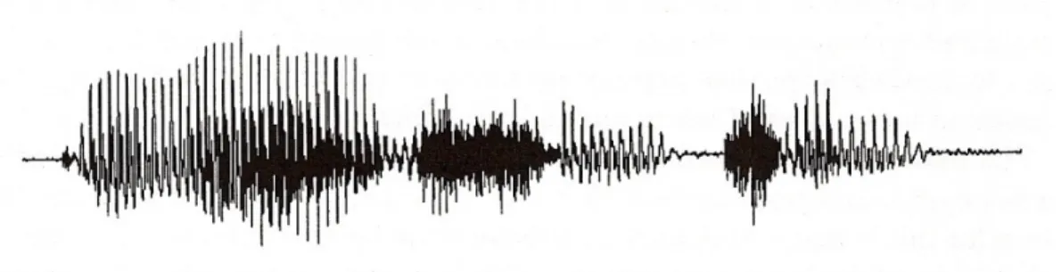 Figure 1: A sound wave represents changes in air pressure over time at a fixed location