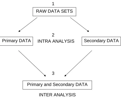 Figure 1.  Diagram of data processing steps. 