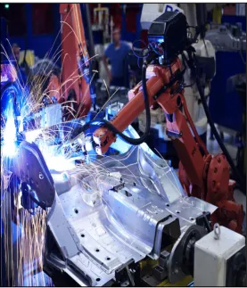 Figure 1.4 : Example of the Industrial Robot Used in Welding Process