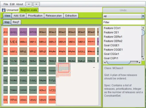 Figure 10: Overview of a model in Map view