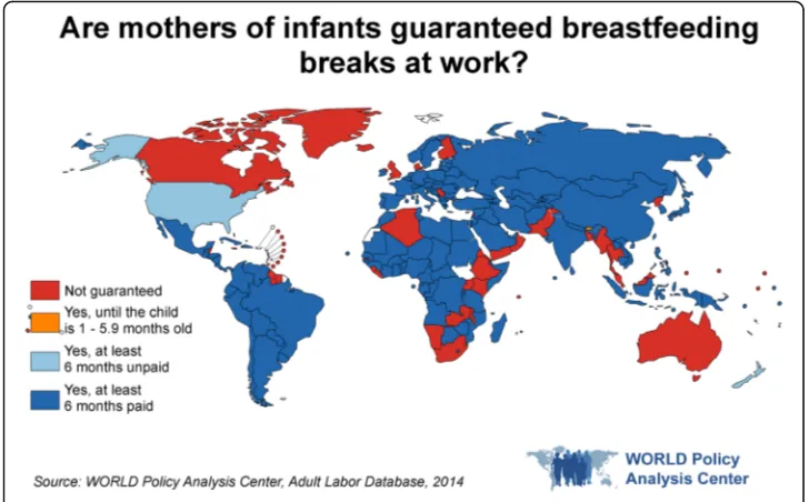 Fig. 3 Are mothers of infants guaranteed breastfeeding breaks at work?
