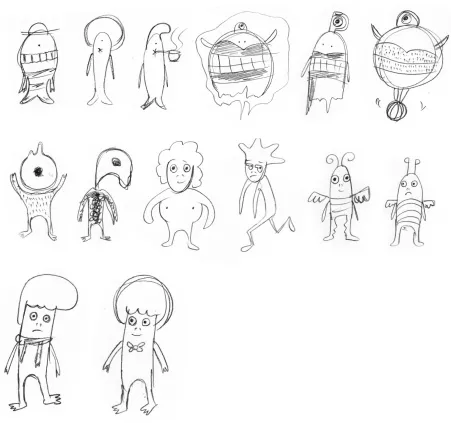 Figure 11Sketches from character 