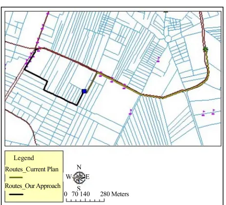 Figure 10. Driving directions to the selected shelter. 