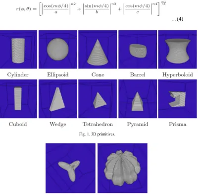 Fig. 1. 3D primitives. 