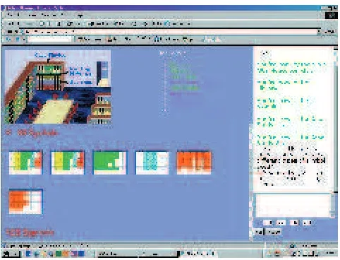 Figure 1 shows a typical student interface to the OTIS environment. The interface was