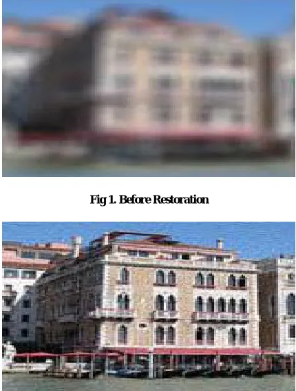 Fig 1. Before Restoration 