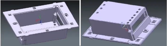 Fig 2 - Top view and Bottom view of model 