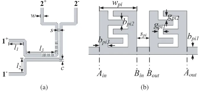 Figure 1 shows the schematic of the proposed compensated structure for the diﬀerential signals