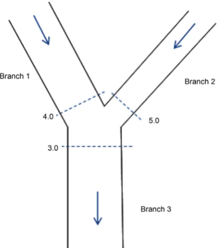 Figure 3. Junction model application by HEC RAS. 