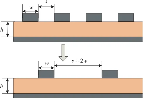 Figure 4. Side view of PCB plate of level 2 to level 4 transmission.