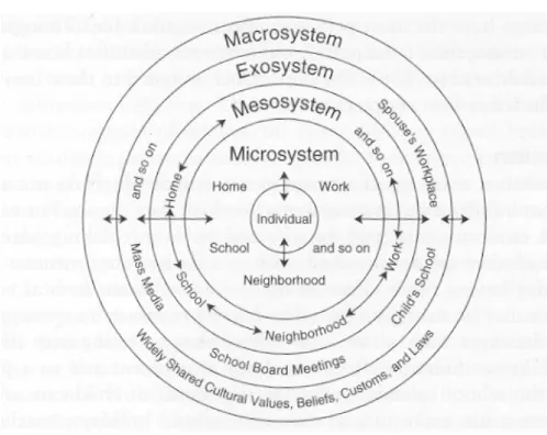 Figure 2. Bronfenbrenner's Ecological Model 