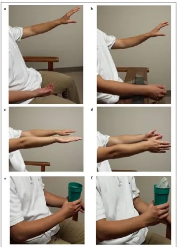 Figure 2-1. Images depicting three static, scripted task variations during rest, posture, and weight-bearing paired tasks