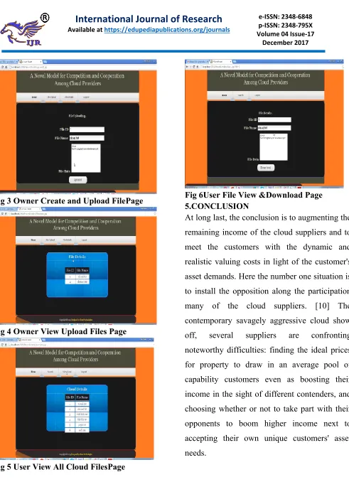 Fig 5 User View All Cloud FilesPage 