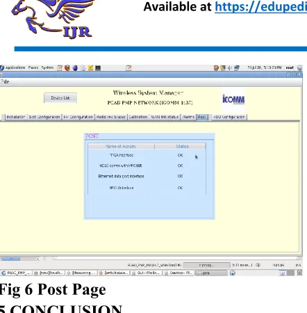 Fig 6 Post Page 
