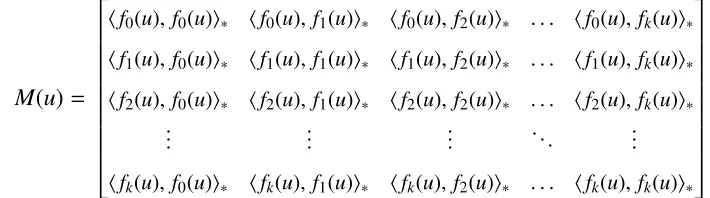 Table 3.1 we display a truncated bivariate moment matrix partitioned into block submatrices
