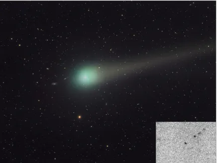 Figure 1.1 Morphological evolution of comet C/Lulin near perihelion (2009 February 28;2007 N3 (Lulin)