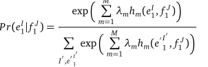 Figure 1 consists of four rows. The ﬁrst row is the orginal source sentence. The next three