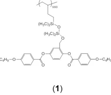 Figure 2.6. The structure of the side-on polymer, Polymer 1.