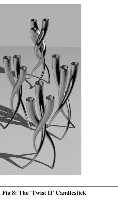 Fig 7: The 'Twist II' Candlestick