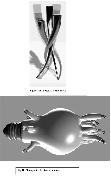 Fig 10: ‘Lampadina Mutanta’ lumiere 