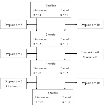 Figure 1: Flow of participants throughout the study. 