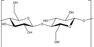 Fig. 6 The generic chemicalstructure of cellulose