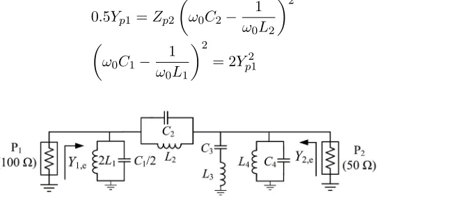 Figure 3. The even-mode equivalent circuit.