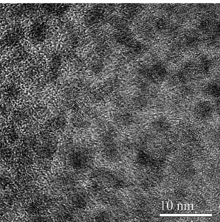 Figure S3. HRTEM image of CdS QDs synthesized through room-temperature solid-state route with SDBS (molar ratio of 1:10 for SDBS to zinc salt)