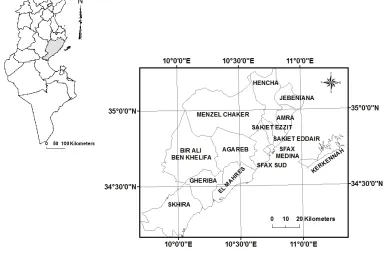 Figure 1. Study zone localization. 