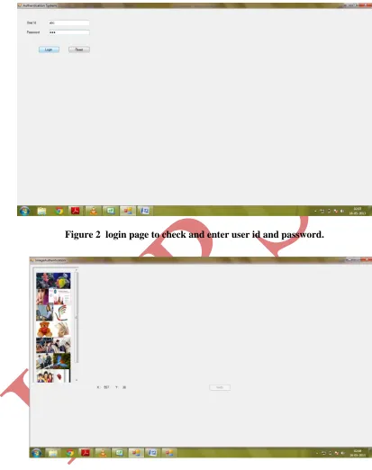 Figure 3: grid of images to select one right image from which user have to select one image to make password
