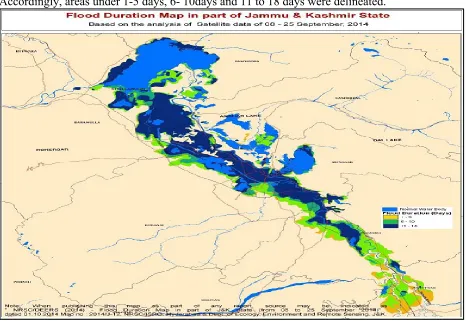 Table-4: Land use/land cover classes under flood inundation. 
