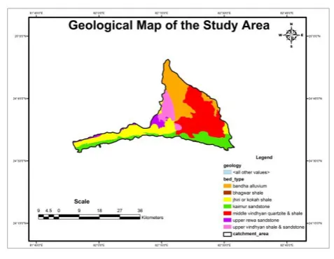 Fig. 2 Geological Set-up of the Study Area 