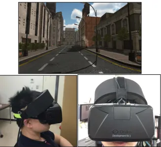 Figure 2. fNIRS and immersive VR device. 