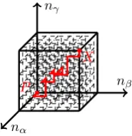 Fig. 1: An arbitrary path Γ in the 3D lattice space