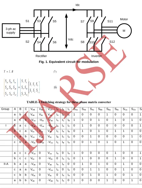 Fig. 1. Equivalent circuit for modulation 