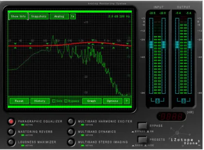 Figure 2.09. iZotope’s Ozone features both EQ and compression with Mid-Side 