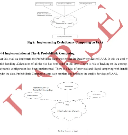 Fig 8:  Implementing Evolutionary Computing on IAAS 