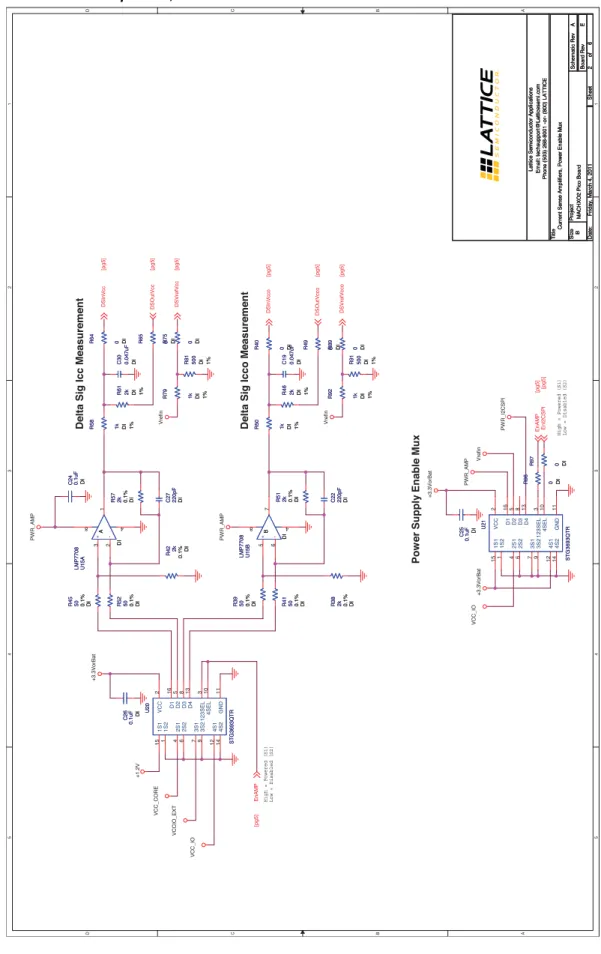 Figure 9. Current Sense Amplifiers, Power Enable Mux 5 544332211 DD CC BB AAPWR_AMPPWR_AMP+3.3VorBatVrefinVrefin